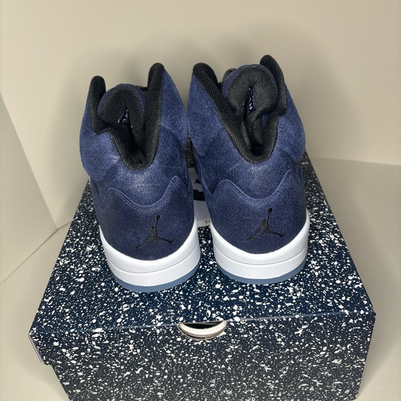 Jordan 5 Midnight Navy “Reverse Georgetown” Men 12.5 FD6812-400 - Picture 3 of 9